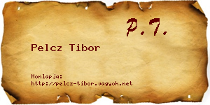 Pelcz Tibor névjegykártya